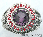 Amethyst Dwarven Ring of Power